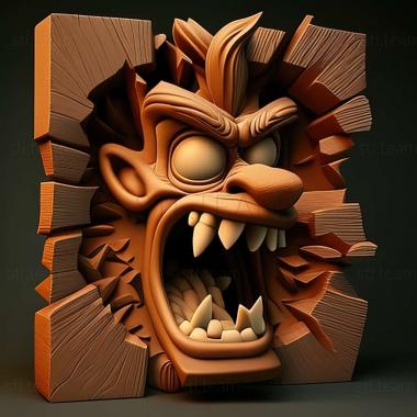 3D model Crash Bandicoot (STL)